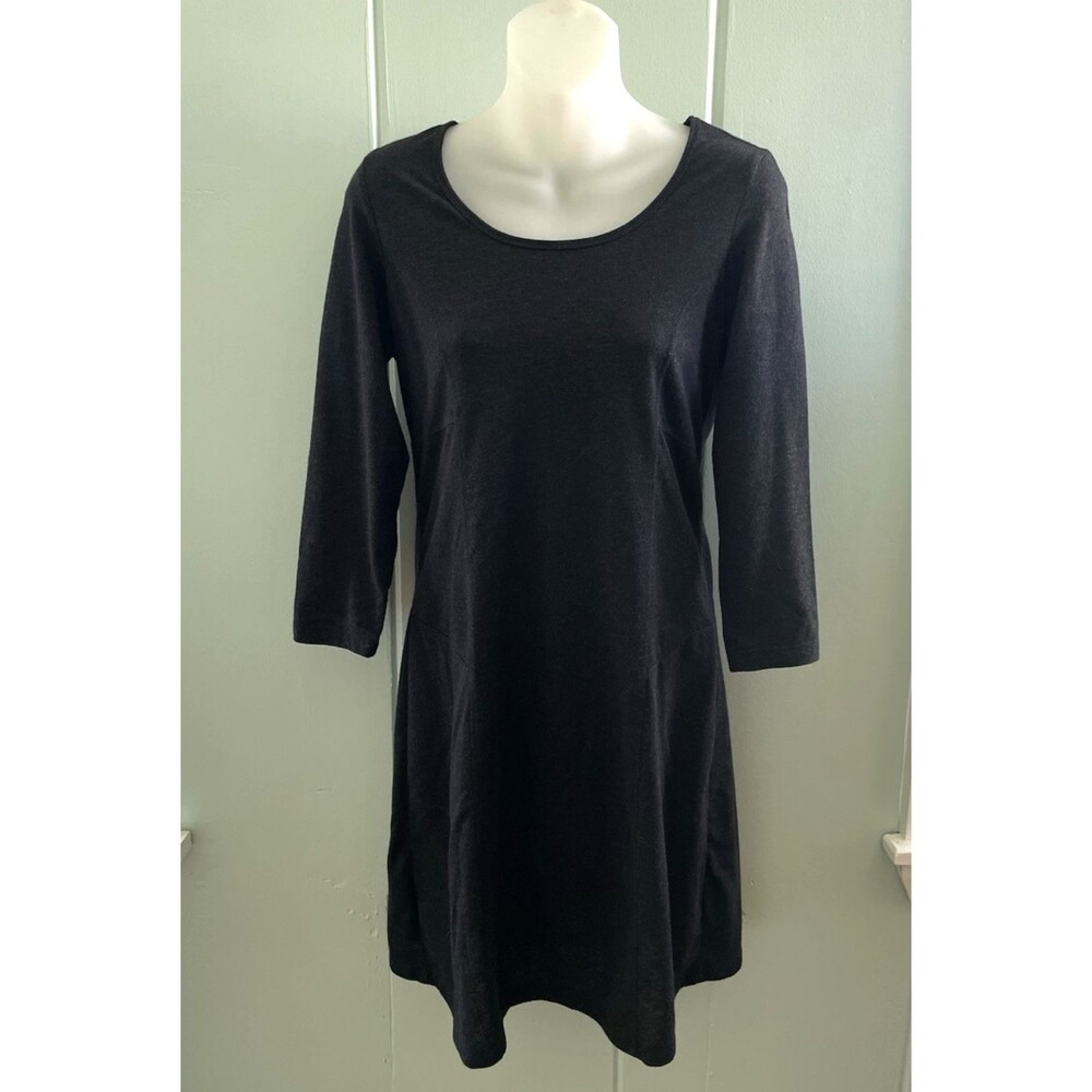 PrAna Black Dress Women's XS Black Athleisure Outdoorcore 3/4 Sleeves Stretch